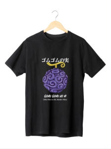 Bandai | Oversized Anime One Piece Devil Fruit Graphic T-shirt Man Streetwear Women Short Sleeved Tee Cotton Loose Y2k Clothes Top Summer