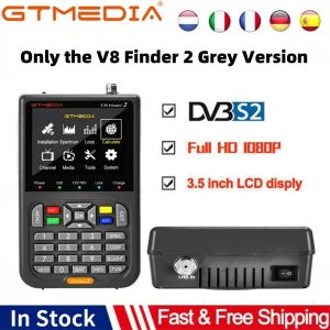 GTMEDIA V8 Finder 2 Satellite Finder Meter DVB-S/S2/S2X 3.5 Inch LCD Display 1080PType-C Port Satfinder VS Freesat Finder Meter