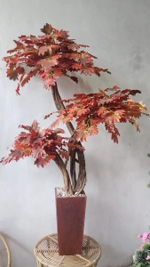 pohon maple artificial - pohon maple tinggi 170 cm - pohon maple coklat