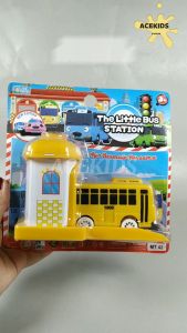 Mainan Anak Mobil  Bus Tayo Garasi Set Kendaraan Edukasi