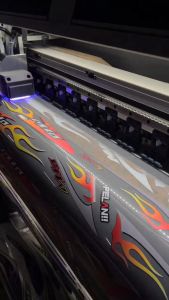 Striping Transparan Tiger Revo - Sticker Cutting List Variasi Motor Honda TIGER TIREV Motif Api JPUV-1