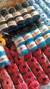 Pzcf 50G/Dây Bông Tròn Sợi Bông Ren Chỉ May Đan Tay Chỉ Móc Tự Làm Mercerized