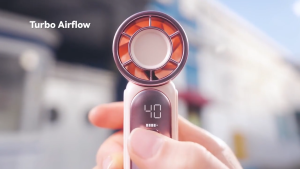 3000mAH X688 Portable Handheld Fan USB Rechargeable Mini Cooling Fan Adjustable Pocket Fan for Outdoor Travel Office Fan