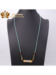 Dây Treo Vòng Cổ Phật Giáo Màu Xanh Đen Thủ Công DIY Phụ Kiện Thời Trang Mới Ra Lò Phụ Kiện Trang Sức