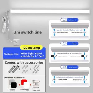 SAINAHEPAN | Instantly Bright Switchable Straight T5 LED Light Tube