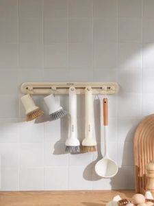 Chổi cọ chảo rửa chén bát ECOCO tích hợp ngăn nhấn nhả xà phòng thông minh làm sạch chuyên dụng cho nhà bếp