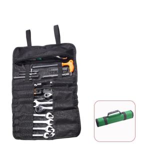 Tool Roll Up Organizer Bag Tools Set Roll Big Tote Carrier Easy Storage Roll Up Bags for Electrician HVAC Plumber Carpenter