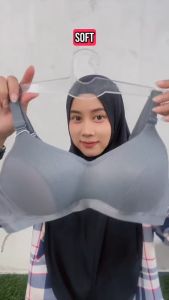 Bra BH Sorex 99183 Tanpa Kawat Busa Tipis Kait 3 Bahan Spandex Lycra