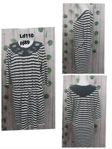 Dress salur kaos