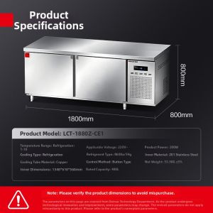 DEMASHI | Commercial Refrigeration Workstation Refrigerator Freezer