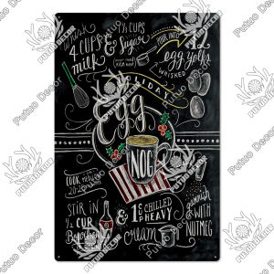 Putuo Decor Cocktail Tin Sign Vintage Plaques Metal Plate Retro Painting Art Poster for Bar Club Man Cave Wall Decoration