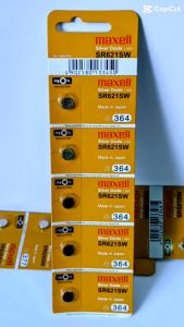 Vỉ 5 viên SR621SW / 364 Maxell CHÍNH HÃNG thay pin đồng hồ đeo tay Pin  - VPP Bảo An