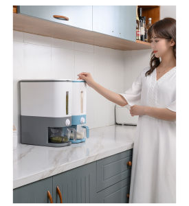 กล่องเก็บข้าวสาร กล่องเก็บอาหาอ ล่องเก็บข้าวสาร ล่องเก็บข้าวสาร ภาชนะเก็บข้าว 15 กิโล ถังเก็บข้าวสาร ที่เก็บข้าว กล่องเก็บอาหารแห้ง ท