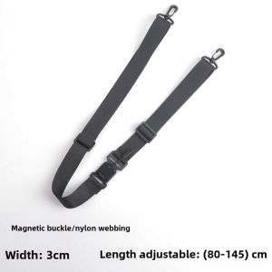 Long Shoulder Strap Sub Nylon Strap Bag Strap Oblique Strap Replacement Belt Shoulder Strap Magnetic Buckle Long Strap Adjustment Customization