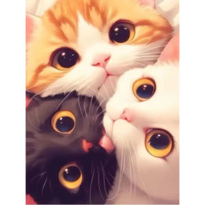 500 1000 1200 2000pcs Jigsaw Puzzle Cat Animal Cartoon Pattern For Adults Beginners Kids Family Game Brain Teaser Gift