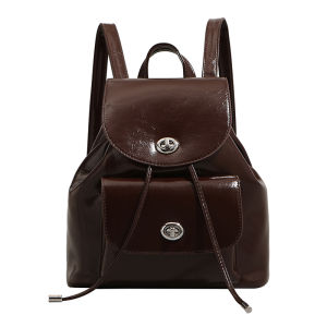 URCDN RDALVO | Oil Wax Leather Womens Backpack for Students