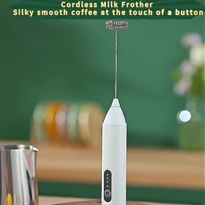 【Daily Suki Store】USB Rechargeable Handheld Milk Frother 3-Speed Handheld Electric Foam Maker for Coffee Matcha Protein & Eggs Portable Foam Maker
