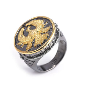 Movie Dune Leto Atreides Signet Ring Vintage Finger Rings for Women Men Cosplay Jewelry