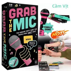 Trò Chơi Karaoke Gia Đình 2-10 Người Chơi - Trò Chơi Hấp Dẫn Lấy Micro Dành Cho Người Hát Xấu Với 125 Thẻ Lời Bài Hát - Hoàn Hảo Cho Các Bữa Tiệc Gia Đình