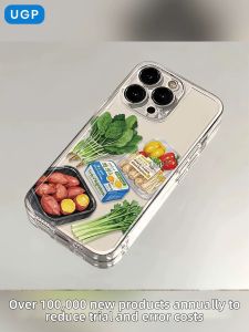 UGP | New Transparent Premium Aesthetic Uncommon Super Cute Full Protection Silicone Phone Case