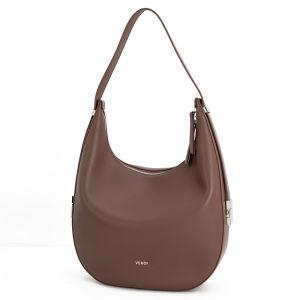 Venof Leather Tote Bag Womens Large Capacity Shoulder Crossbody Bucket Bag Commuter Saddle Bag Soft Pure Color Fashion