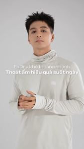 Áo chống nắng Quick Dry Sun Protection UPF50 chống UV siêu nhẹ thoáng mát Áo hoodie tránh nắng Coolmate