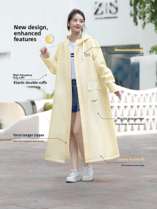 Thickened Electric Bike Raincoat Full Body Adult Outerwear Single Person One Piece Rain Poncho Separate Man Car Rain Suit