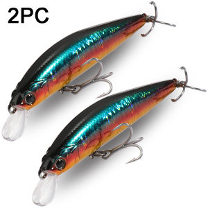 GOBAI 11.4cm 13g Professional Quality Magnet Weight Suspensio Minnow Crank Hot Model Fishing Lure Wobbler 2PCS Artificial Bait