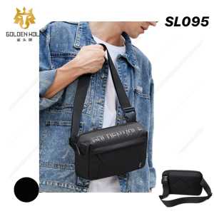 SL095 GOLDEN WOLF - CHEST BAG WATERPROOF TAS SELEMPANG DISTRO PRIA SLING BAG IMPORT
