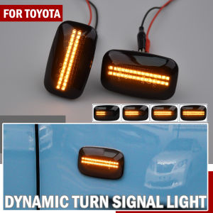 For Toyota Landcruiser Land Cruiser 70 80 100 Series 1998-2007 LED Side Marker Lights Dynamic Turn Signal Lamp Indicator