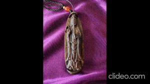 Wooden Pendant - Guan Yin (Agarwood) Hanging Ornament H6cm X W1.9cm X T1cm (Selected)