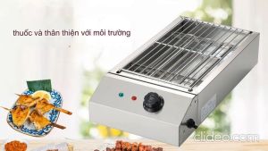 Bếp Điện Không Khói Bếp Nướng Hải Sản 2800W đa năng nướng thịt xiên hải sản đồ ăn nhanh PVN6973