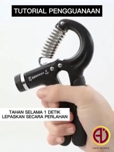 Alat Olahraga Otot Tangan dengan Handgrip Adjustable 5-60Kg - Outdoor Portable