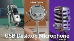 Saramonic Xmic Z3 condenser microphone Podcast Microphone USB Desktop Gaming Mic for Videoke Studio PC Android