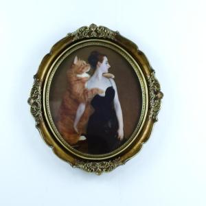 French Vintage Elegant Decorative Painting