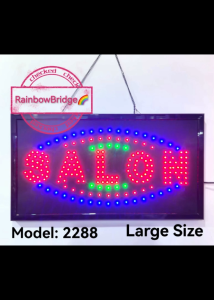 SALON - RAINBOW BRIDGE LED SIGNAGE (New-Small-Large) #SIZE: W48cm & W60cm. BIG #8811