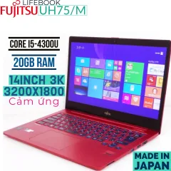Laptop Nhật Bản Fujitsu SH90/M Core i5-4300U 10gb ram 256gb