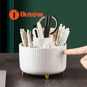 Rotating Pen Holder: A Desktop Stationery Storage Solution