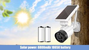Kamera CCTV KERUI IP Camera Baterai Camera Solar Panel Tahan Hujan Waterproof