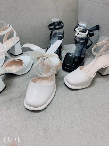 Giày cao gót 7 phân đế đúp tặng kèm quai da Luvia 83CG