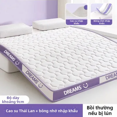 XINSHUO | Nệm cao su 1.5m x 2.0m mút hoạt tính cho phòng ngủ giường tatami