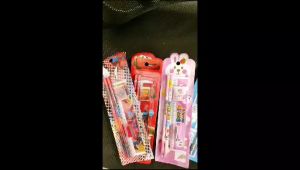 UC88 Alat Tulis Sekolah Set 5 in 1 Motif Karakter / Stationery Mini / Paket Alat Tulis Pensil