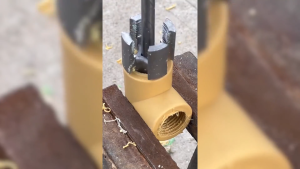 1/2" 3/4" PPR PVC Pipe Threader Kit Electric Drill Integrated Internal External Thread Cutting Tool with Extension Rod