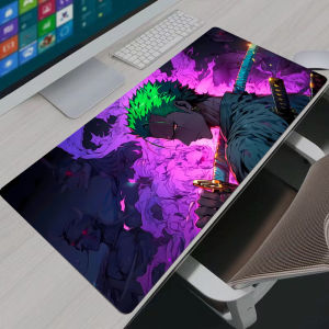 Bandai | Mouse Pad Anime Gaming Accessories Mousepad Large Carpet Gamer PC Computer Keyboard Desk Mat Mausepad One Piece Zoro