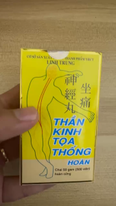 Thần Kinh Tọa Thống Hoàn Linh Trung 50 Gram Đau Nhức Xương Khớp