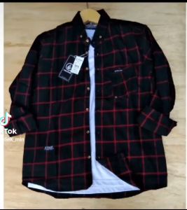 Kemeja Flanel Anak Ukuran 8-12 Tahun