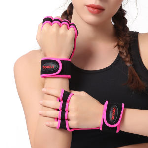 Fitness Half Finger Gloves Men And Women Wrist Guard Sports Dumbbell Riding Non Slip Horizontal Bar Exercise Training 7071048