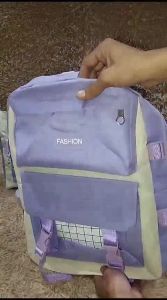 BJ16789 (4IN1) - BLACK/BLUE/PINK/PURPLE - TAS RANSEL KOREA FREE BONEKA SEKOLAH WANITA FASHION IMPORT MODIS ELEGAN TERMURAH TERLARIS TERBARU BAGSTORE JAKARTA TAS BATAM EL6789 GT2038 CR7998