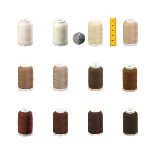 Chỉ May Prime Nhập Khẩu Hàn Quốc Chỉ Máy Chỉ May May 452 Nhiều Màu Sườn Xám Nylon Polyester Chỉ May Tay Màu Nâu