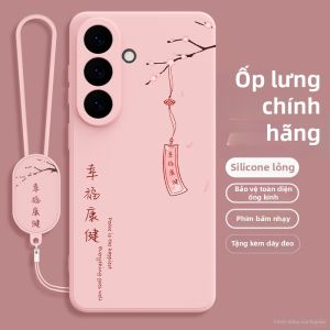 Ốp Lưng Điện Thoại Silicone Mới Có Dây Đeo
